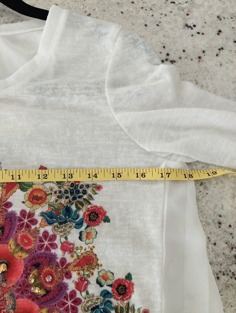 Desigual Prisca Mandala Hi-Low Tunic Top Size S - Picture 10 of 16